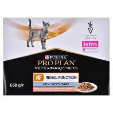 Cibo per gatti Purina Feline Veterinary Diets NF Renal Function Salmone 10 x 85 g    