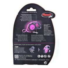 Guinzaglio per Cani Flexi S 5 m Rosa    