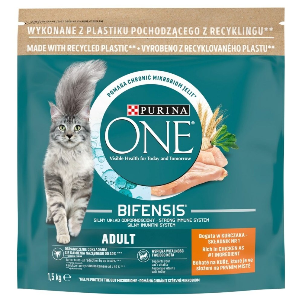 Cibo per gatti Purina One Bifensis Adult Adulto Pollo 1,5 Kg    