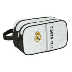 Necessaire da Viaggio Real Madrid C.F. Bianco Grigio Sportivo 26 x 15 x 12.5 cm    