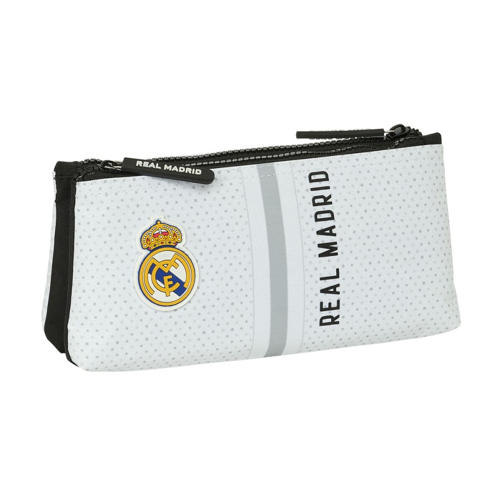 Necessaire da Viaggio Real Madrid C.F. Bianco Grigio Sportivo 22 x 10 x 8 cm    