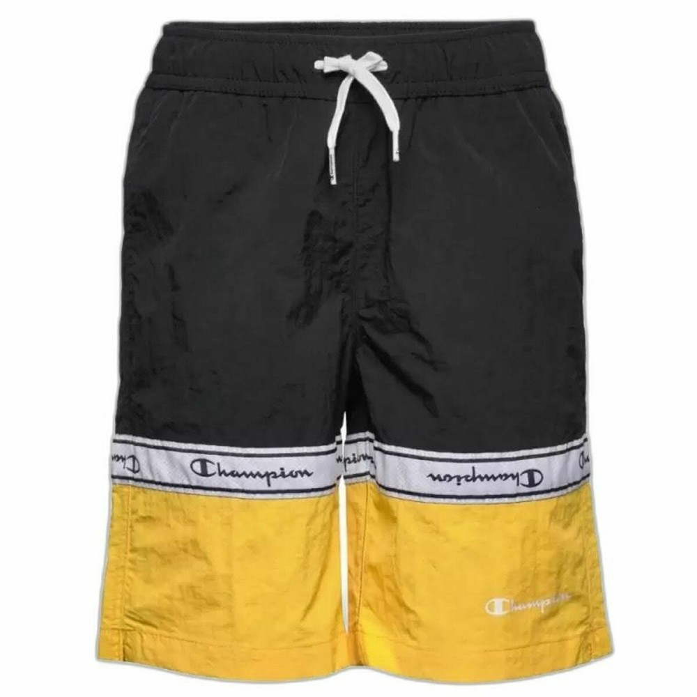 Costume da Bagno Bambino Champion Beachshort Giallo Nero Taglia  5-6 Anni 