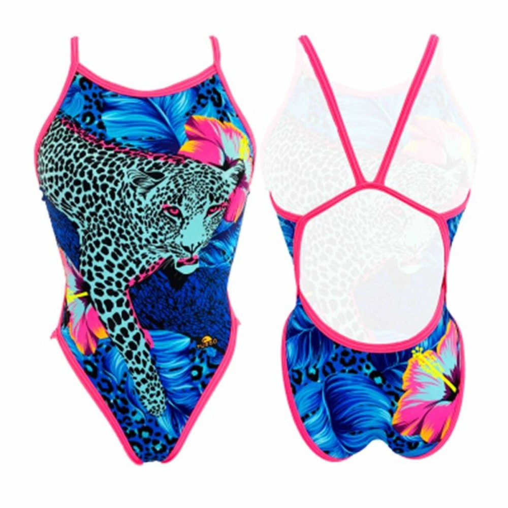 Costume da Bagno Donna Turbo 'Revolution Blue Pantera Azzurro Taglia  L 