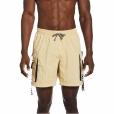 Costume da Bagno Uomo Nike 7" Volley Short Beige Taglia  L 