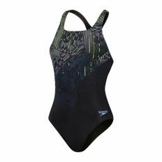 Costume da Bagno Bambina Speedo Digital Printed Medalist Nero Taglia  36 