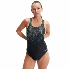 Costume da Bagno Bambina Speedo Digital Printed Medalist Nero Taglia  36 