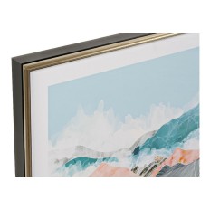 Quadro DKD Home Decor Orientale Montagna 70 x 4 x 70 cm (3 Pezzi)    