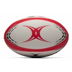 Pallone da Rugby Gilbert G-TR4000 Bianco 28 cm Rosso    