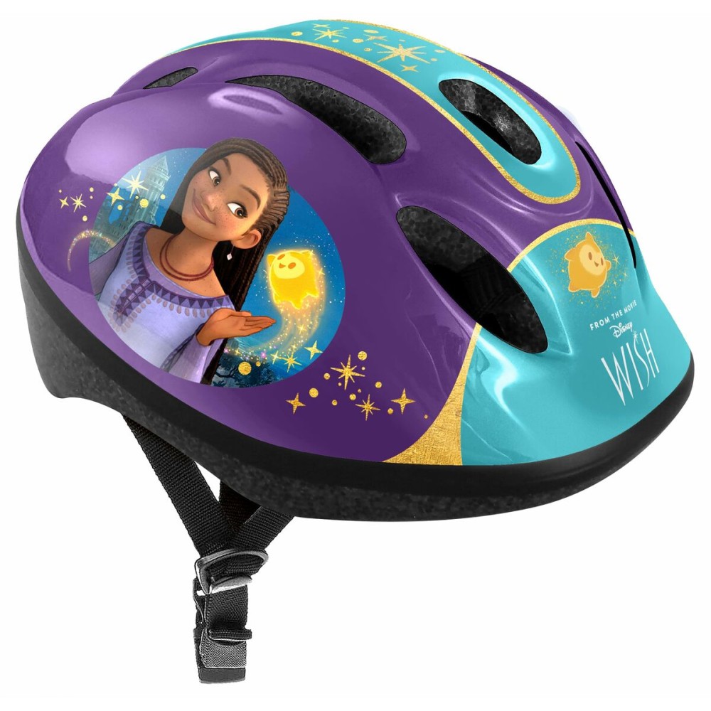 Casco per Bambini Disney wish Viola    