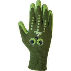 Guanti da giardinaggio JUBA Verde Per bambini Nylon Lattice Taglia  4 anni 