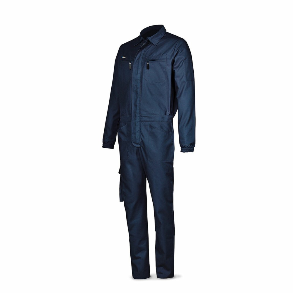 Tuta Elegante The Safety Company Blu Marino 100 % cotone Taglia  50 