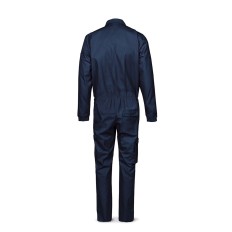 Tuta Elegante The Safety Company Blu Marino 100 % cotone Taglia  50 