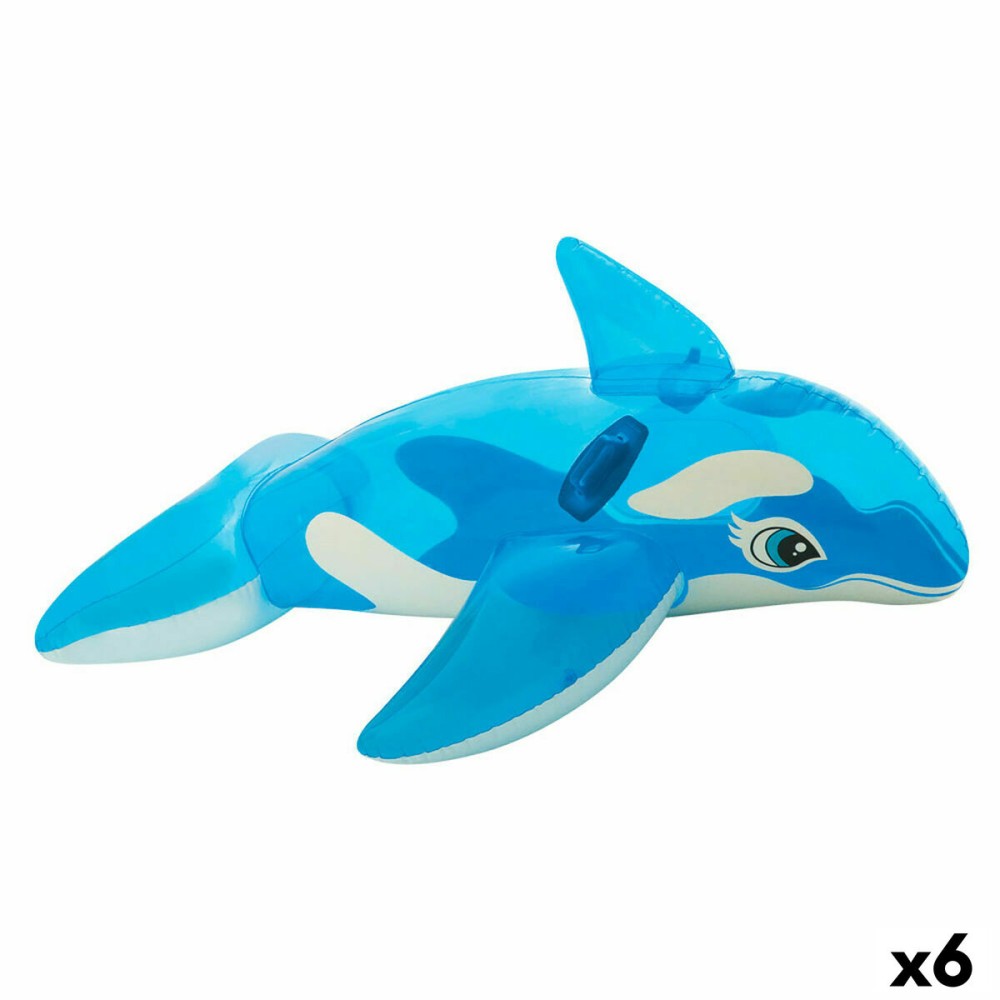 Figura Gonfiabile per Piscina Intex Balena 152 x 114 cm (6 Unità)    