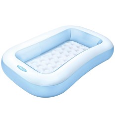 Piscina Gonfiabile per Bambini Intex Rettangolare Azzurro Bianco 90 L 166 x 25 x 100 cm (6 Unità)    