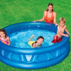 Piscina Gonfiabile per Bambini Intex Azzurro Rotonda 790 L 188 x 46 x 188 cm (3 Unità)    