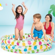 Piscina Gonfiabile per Bambini Intex Ananas Anelli 248 L 132 x 28 x 132 cm (12 Unità)    