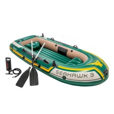 Barca Gonfiabile Intex Seahawk 3 Verde 295 x 43 x 137 cm    