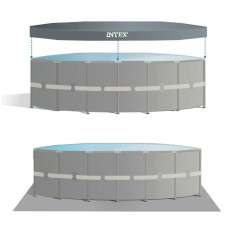 Piscina Smontabile Intex 488 x 122 x 488 cm    