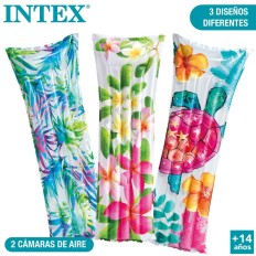 Materassino Gonfiabile Intex Tropicale 183 x 14 x 69 cm (24 Unità)    