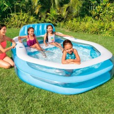 Piscina Gonfiabile Intex Azzurro 530 l 229 x 135 x 191 cm (2 Unità)    