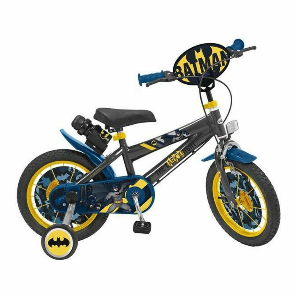 Bicicletta per Bambini BATMAN Toimsa TOI14913 Giallo Azzurro Nero 14"    