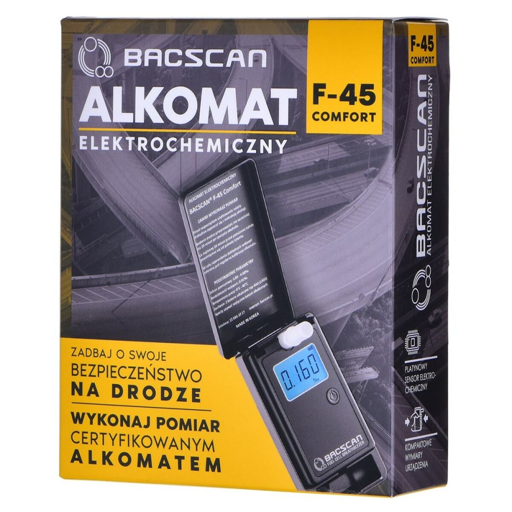 Etilometro digitale Bacscan F-45 Comfort Nero    