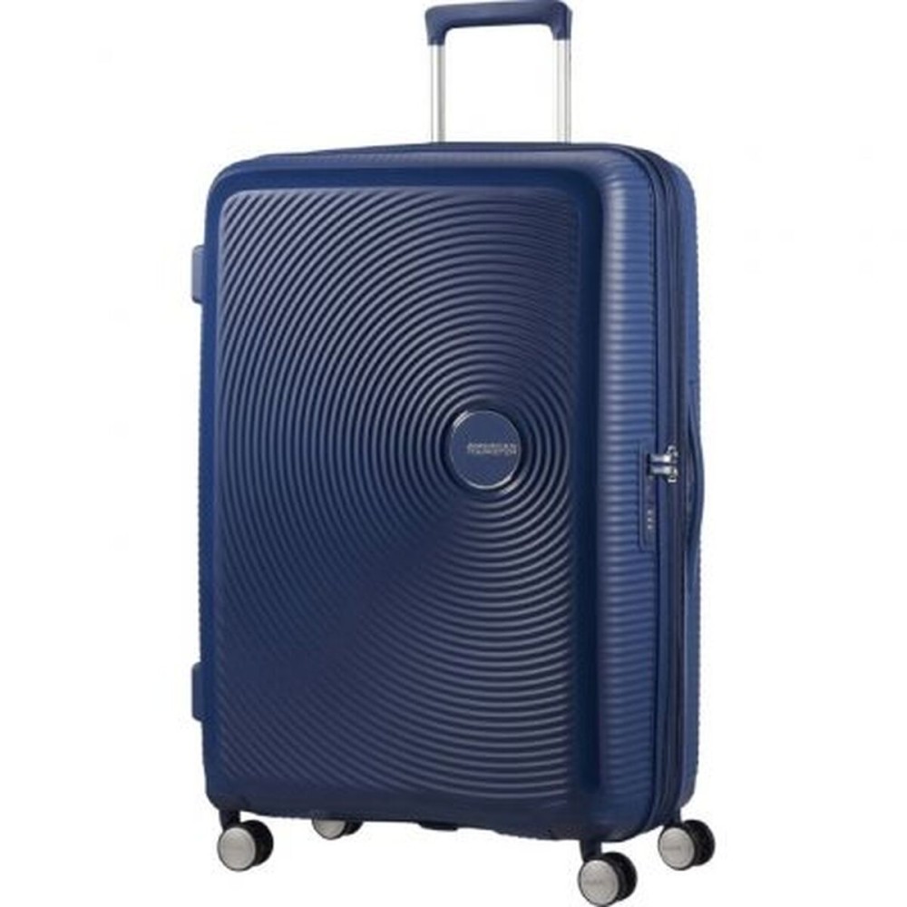 Valigia Grande American Tourister SoundBox Spinner Azzurro 110 L 77 x 51,5 x 32,5 cm    