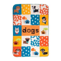 Coperta HappyFriday Mr Fox Dogs Multicolore Microfibra 110 x 140 cm (Cane)    