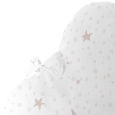 Paracolpi per culla HappyFriday Basic Kids Little star  Rosa 60 x 40 cm    