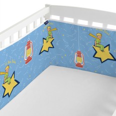 Paracolpi per culla HappyFriday Le petit Prince La nuit  Multicolore 210 x 40 cm    