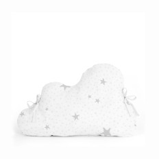 Paracolpi per culla HappyFriday Basic Kids Little star  Grigio 60 x 40 cm    