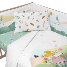 Paracolpi per culla HappyFriday Mr Fox Dreaming Multicolore 210 x 40 cm    