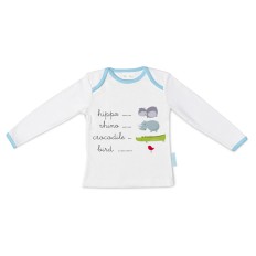 Maglia a Maniche Lunghe per Bambini HappyFriday Mr Fox Hippo Multicolore 12-18 Mesi    