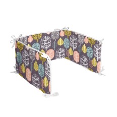 Paracolpi per culla HappyFriday Moshi moshi Woodland Multicolore 210 x 40 cm    