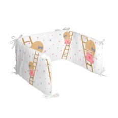 Paracolpi per culla HappyFriday Happynois Moon dream Multicolore 210 x 40 cm    