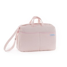 Borsa Fasciatoio per Pannolini Mi bollito Rosa chiaro 15 x 30 x 45 cm    