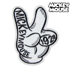 Toppa Mickey Mouse Bianco Poliestere    