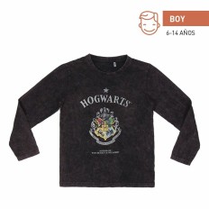 Maglia a Maniche Lunghe Bambino Harry Potter Grigio Grigio scuro Taglia  6 anni 