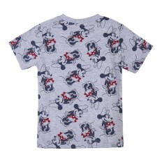 Maglia a Maniche Corte per Bambini Minnie Mouse Grigio Taglia  3 anni 