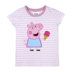 Maglia a Maniche Corte per Bambini Peppa Pig Rosa Taglia  6 anni 