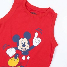 Pigiama Estivo Mickey Mouse Rosso Taglia  5 anni 