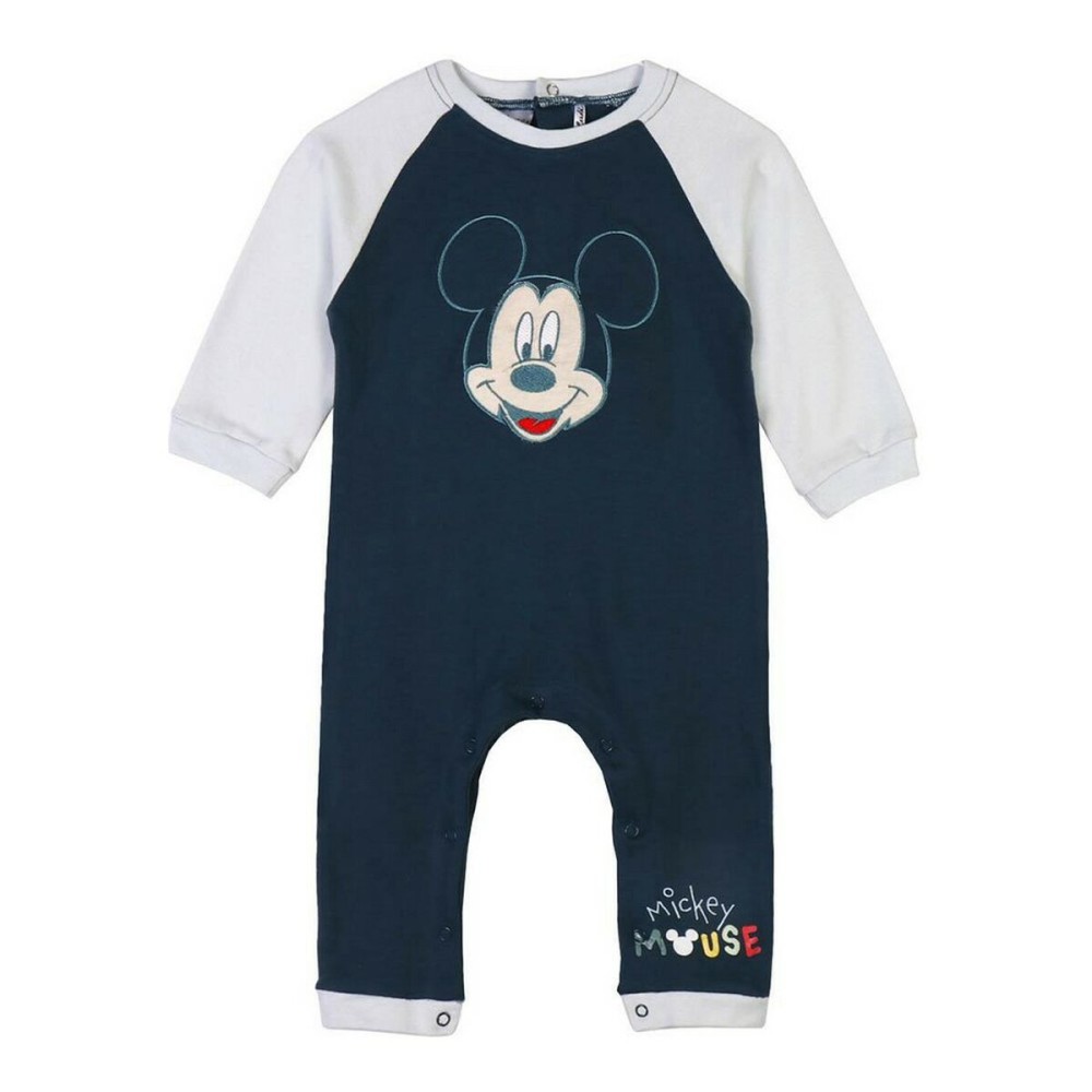 Tutina a Maniche Lunghe per Bambini Mickey Mouse Azzurro Taglia  Taglia - 24 Mesi 