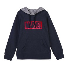 Felpa con Cappuccio Bambino Marvel Blu scuro Taglia  8 anni 