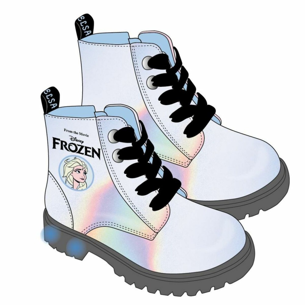 Stivali Casual per Bambini Frozen Azzurro Luci LED Taglia Calzatura  33 