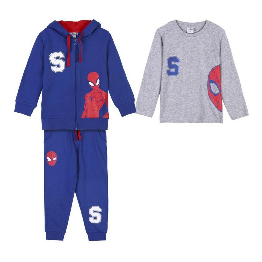 Tuta da Bambini Spider-Man Azzurro Taglia  3 anni 