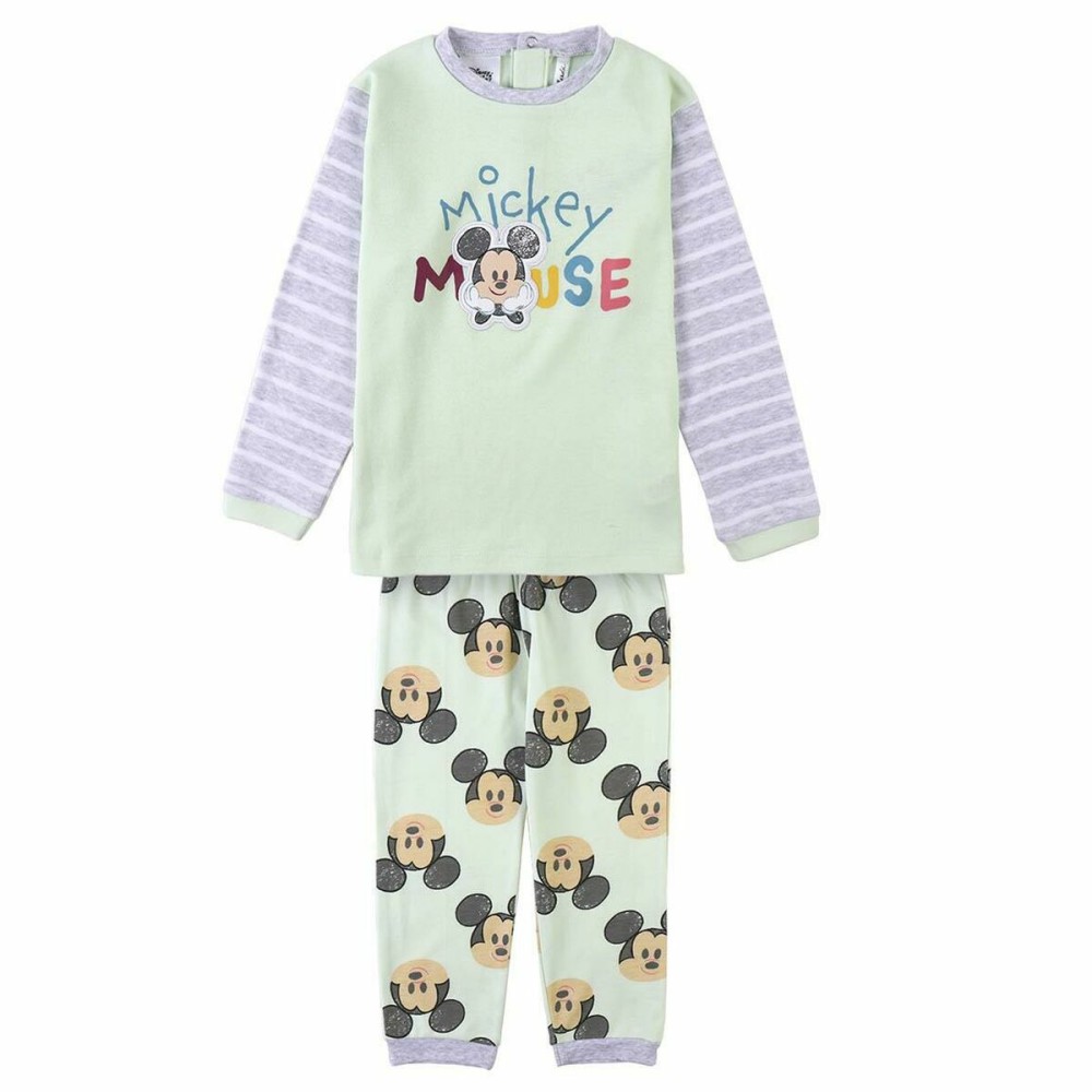 Pigiama Per bambini Mickey Mouse Rosa Verde Grigio Taglia  Taglia - 18 Mesi 