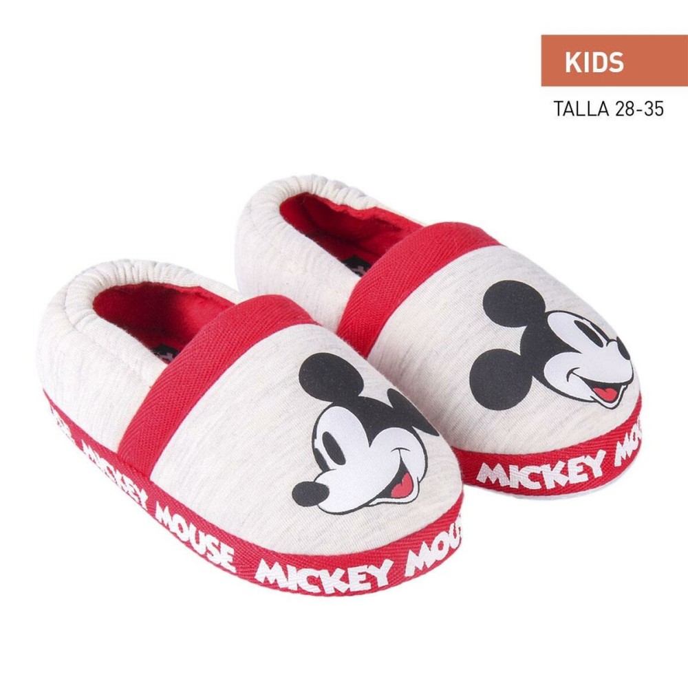 Ciabatte da casa Mickey Mouse Grigio chiaro Taglia Calzatura  30-31 