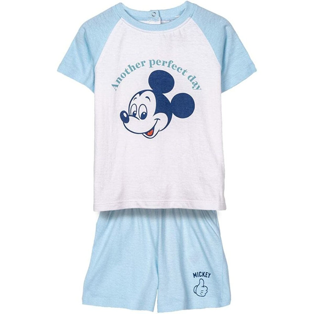 Pigiama Per bambini Mickey Mouse Azzurro Chiaro Taglia  Taglia - 18 Mesi 