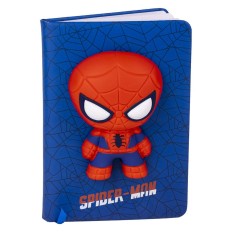 Taccuino Spider-Man SQUISHY Azzurro 18 x 13 x 1 cm    