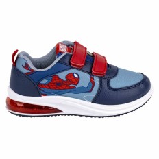 Scarpe Sportive con LED Spider-Man Velcro Azzurro Taglia Calzatura  28 